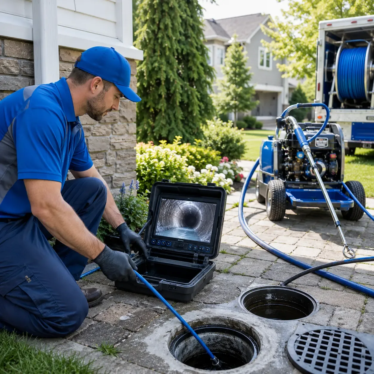 Outdoor drain cleaning professionals serving Castle, OK
